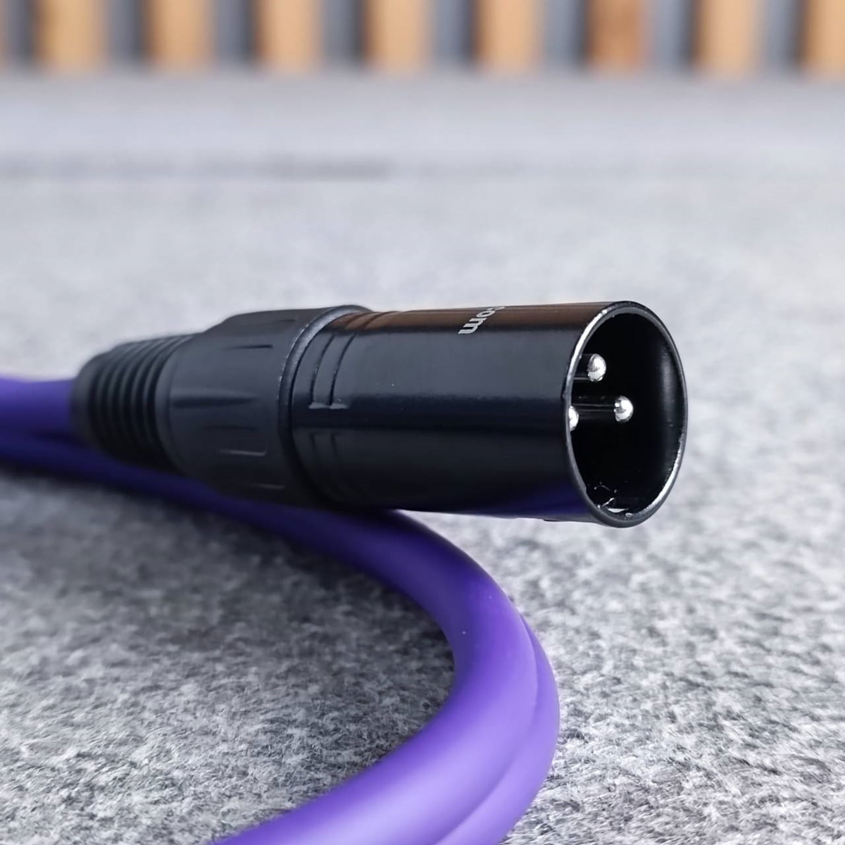 30เมตร สายP.XLRออกJ.XLR J021 dynacom สีม่วง สายสัญญาณ CANNON ผู้ ออก CANNON เมีย สาย บาลานซ์ เอไอ-ไพศาล