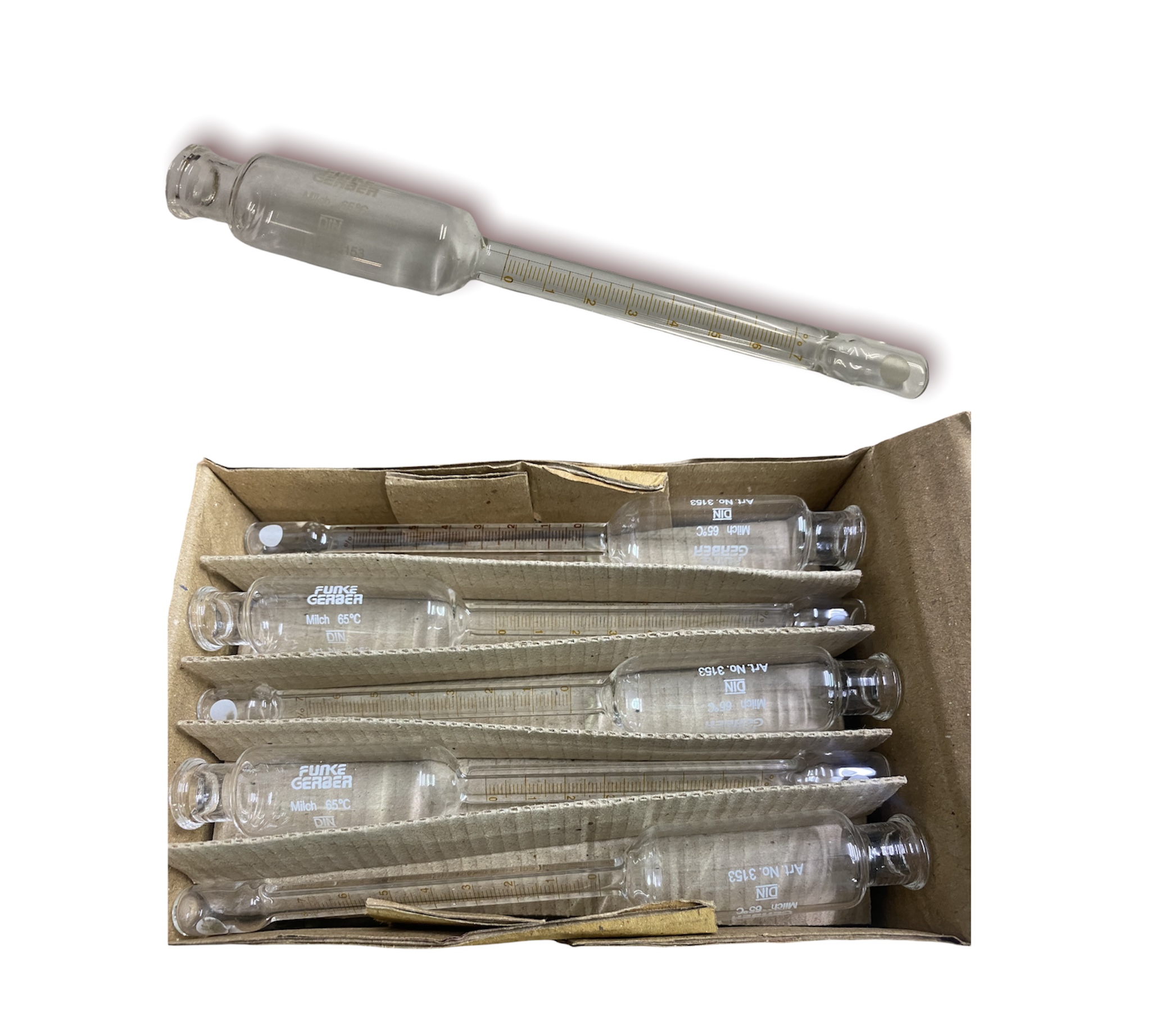 เครื่องวัดปริมาณไขมันในนม Butyrometer