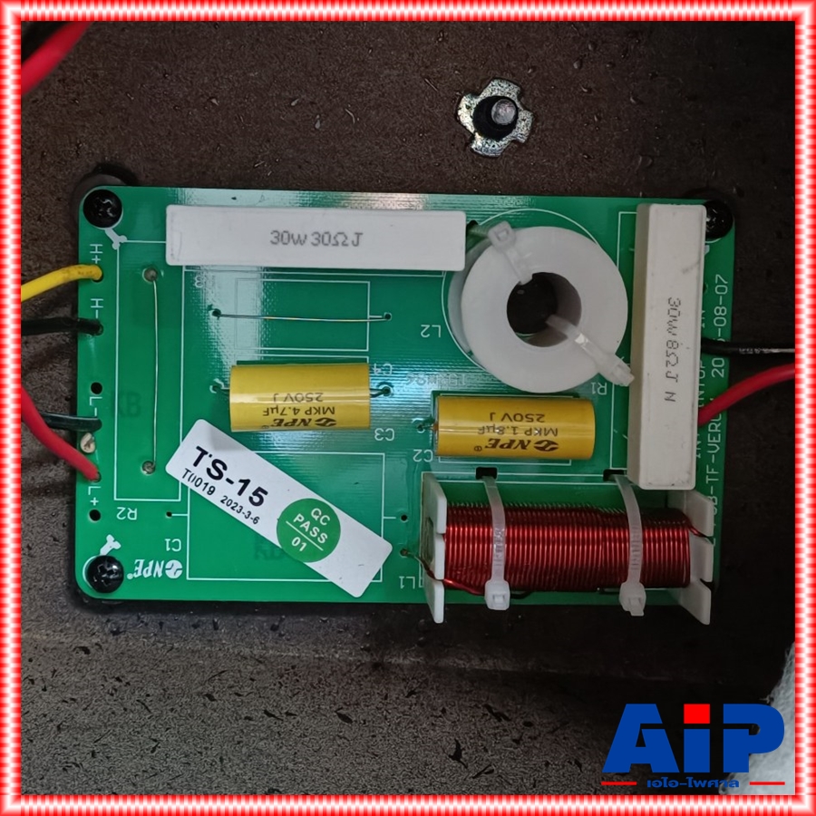 NPE TS-15 ตู้ลำโพง15นิ้ว 2ทาง รุ่นใหม่ ตู้ลำโพง Passive เอ็นพีอี รองรับกำลังขับ 300 วัตต์ TS 15 TS15 เอไอ-ไพศาล