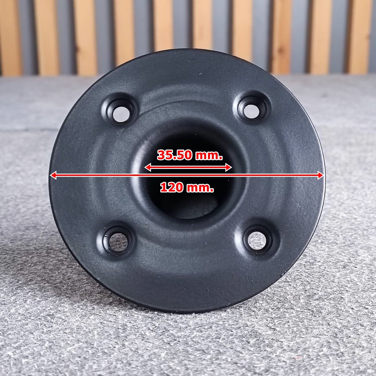 (1อัน)ลดล้างสต็อค แป้นสวมขาตั้งลำโพง เหล็ก JH-7252 แป้นสวมลำโพง แป้นท้ายตู้ลำโพง JH7252 JH 7252 แป้นขาตั้งตู้ เอไอ-ไพศาล