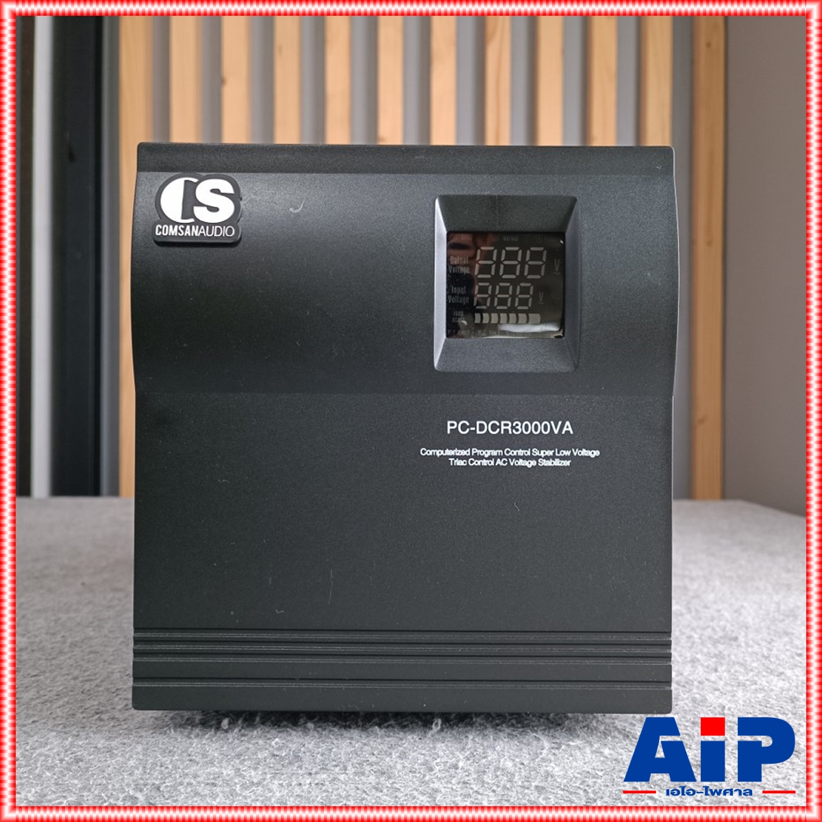 COMSON PC-DCR3000VA สเตบิไลเซอร์ ระบบไตร์แอค 3KVA Comson Stabilizer PC-DCR 3000VA-3KVA PC DCR 3000VA 3KVA เครื่องปรับแรงดันไฟฟ้าอัตโนมัติ เอไอ-ไพศาล