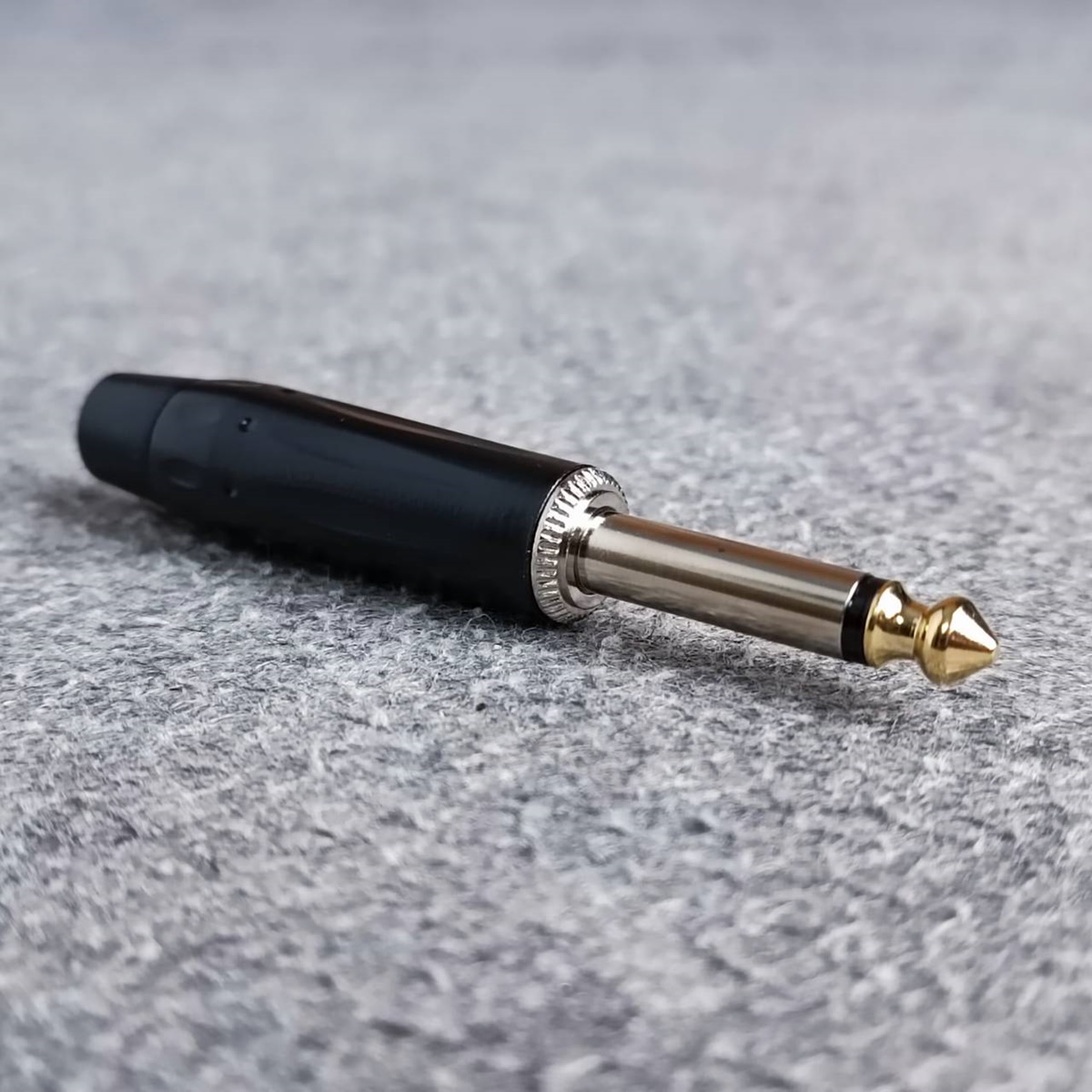 1ตัว ด้ามตรง TADA GYJ-01BK phone mono ดำ ปลั๊กไมค์โมโน แจ็คไมค์monoตัวผู้ GYJ 01BK GYJ01BK เอไอ-ไพศาล