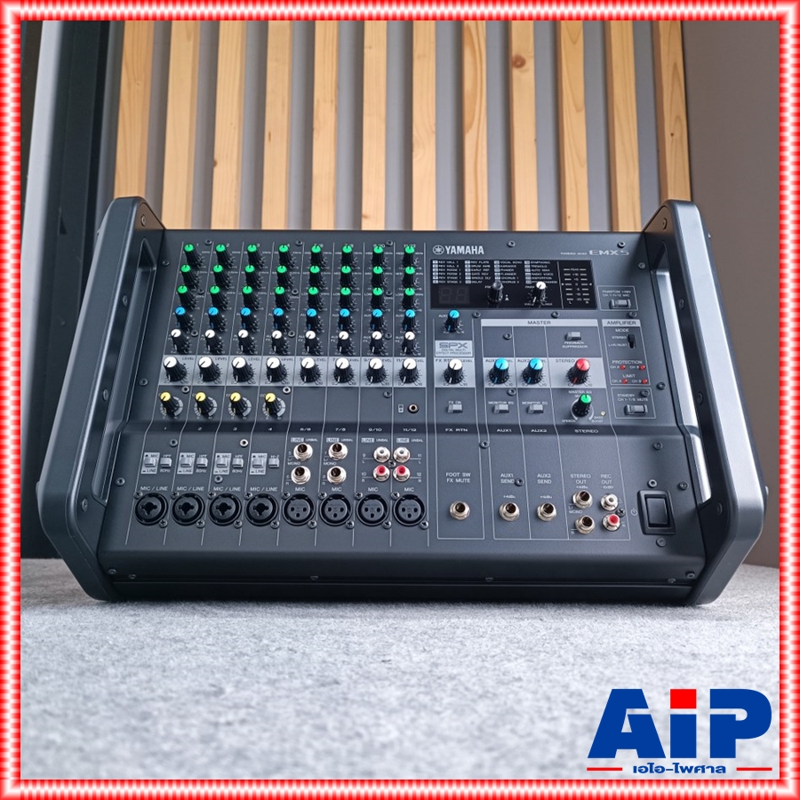 YAMAHA EMX5 POWERMIXER เพาเวอร์มิก เครื่องขยายเสียง มิกซ์ MIXER เพาเวอร์มิกยามาฮ่า มิกEMX2 เอไอ-ไพศาล +++