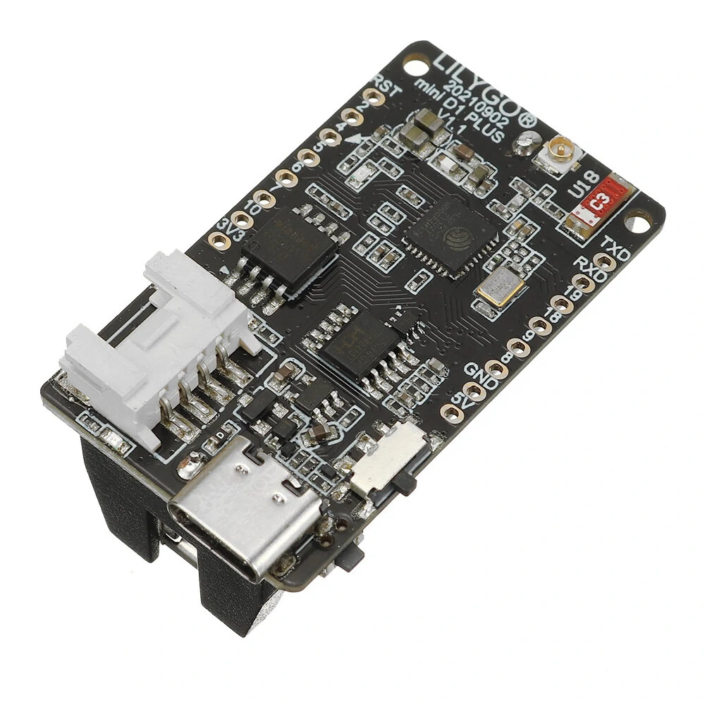 TTGO T-OI PLUS RISC-V ESP32-C3 Chip V1.0 Charging Module 16340 Battery Holder Support Wi-Fi BLE Development Board