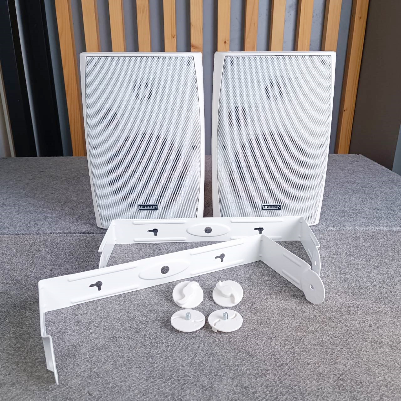 1 คู่ สีขาว DECCON sern-65W ตู้ลำโพงแขวน 6นิ้ว sern65W sern 65W ตู้ ลำโพง แขวนผนัง sern65 เอไอ-ไพศาล