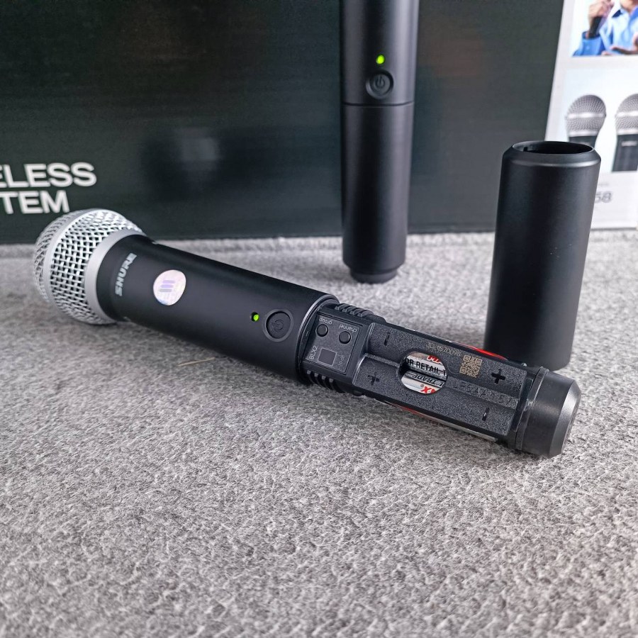 SHURE BLX288TH/PG58-Q12 ไมค์ลอย ไมค์ไวเลส ไมโครโฟนไร้สายแบบไมค์คู่ ไมโครโฟนไร้สาย คลื่นใหม่ BLX288TH/PG58 Q12 BLX288TH/PG58Q12 เอไอ-ไพศาล +++