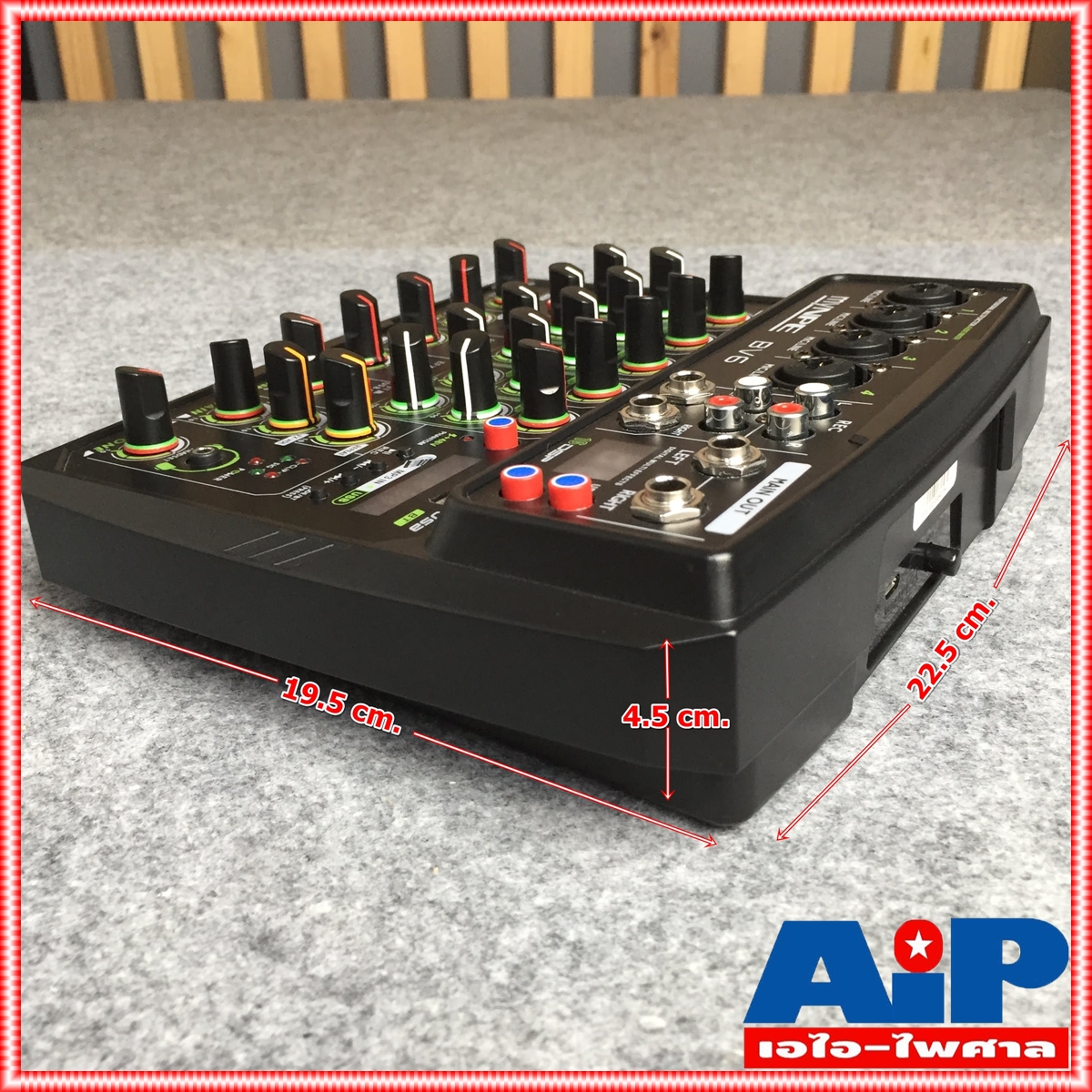 ลดล้างสต็อค บลูทูธ MYNPE BV-6 สีดำ 4MIC-1St Mix มิกซ์ มิกเซอร์ BV 6 BV6 เครื่องเสียง เครื่องปรับแต่งเสียง ออดิโออินเตอร์เฟส ในเครื่อง