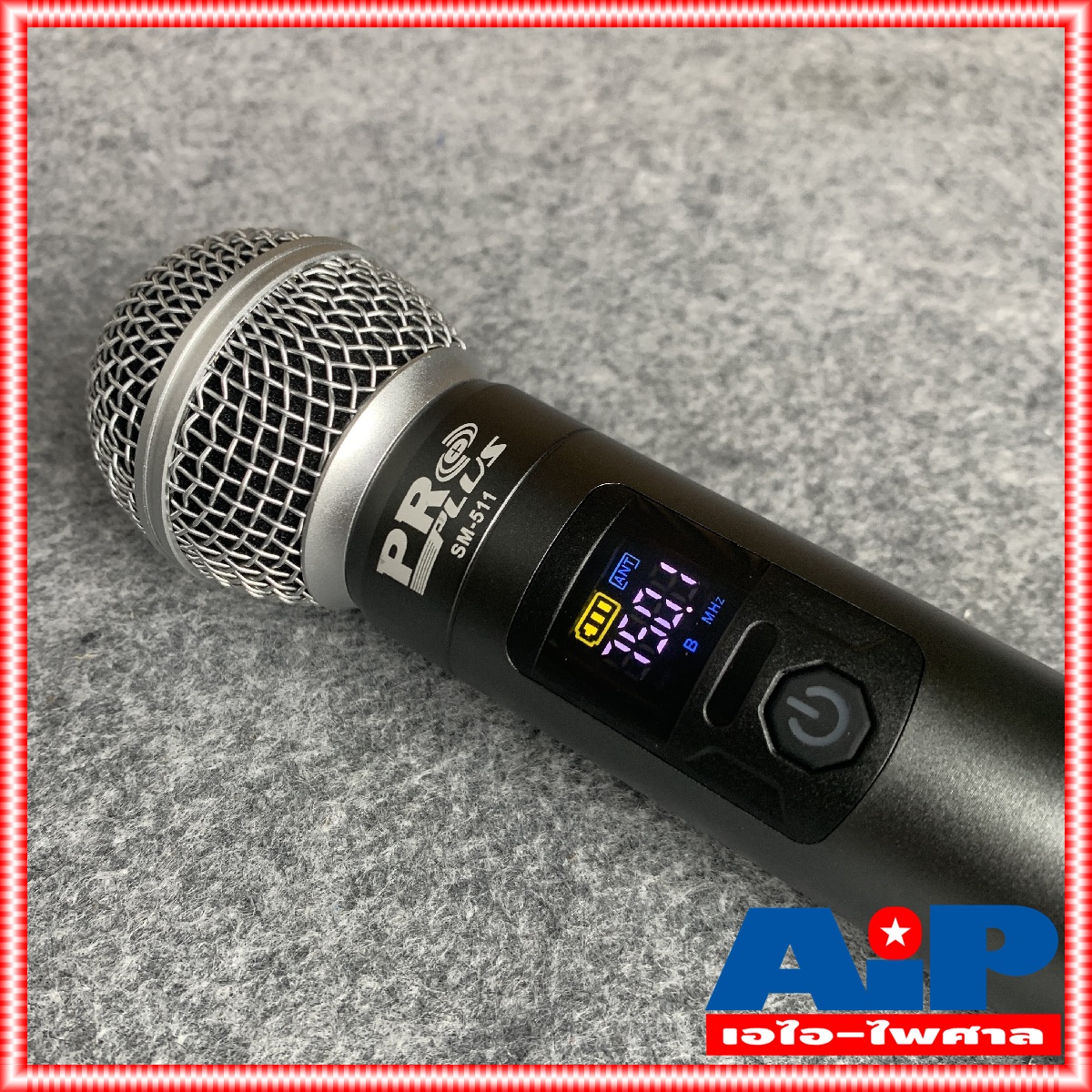 PROPLUS SM-511 ไมค์ลอยคู่UHF ตัวรับเล็ก ถือ1 + คาดหัว1 ไมค์ลอยคู่ UHF ปรับความถี่ได้ ใช้ถ่าน AA SM 511 SM511 เอไอ-ไพศาล