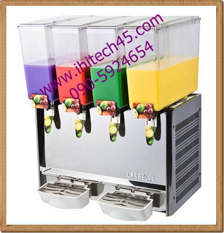 เครื่องกดน้ำหวาน เครื่องจ่ายน้ำหวานรุ่น 9 ลิตร 4 ช่อง Juice Dispenser