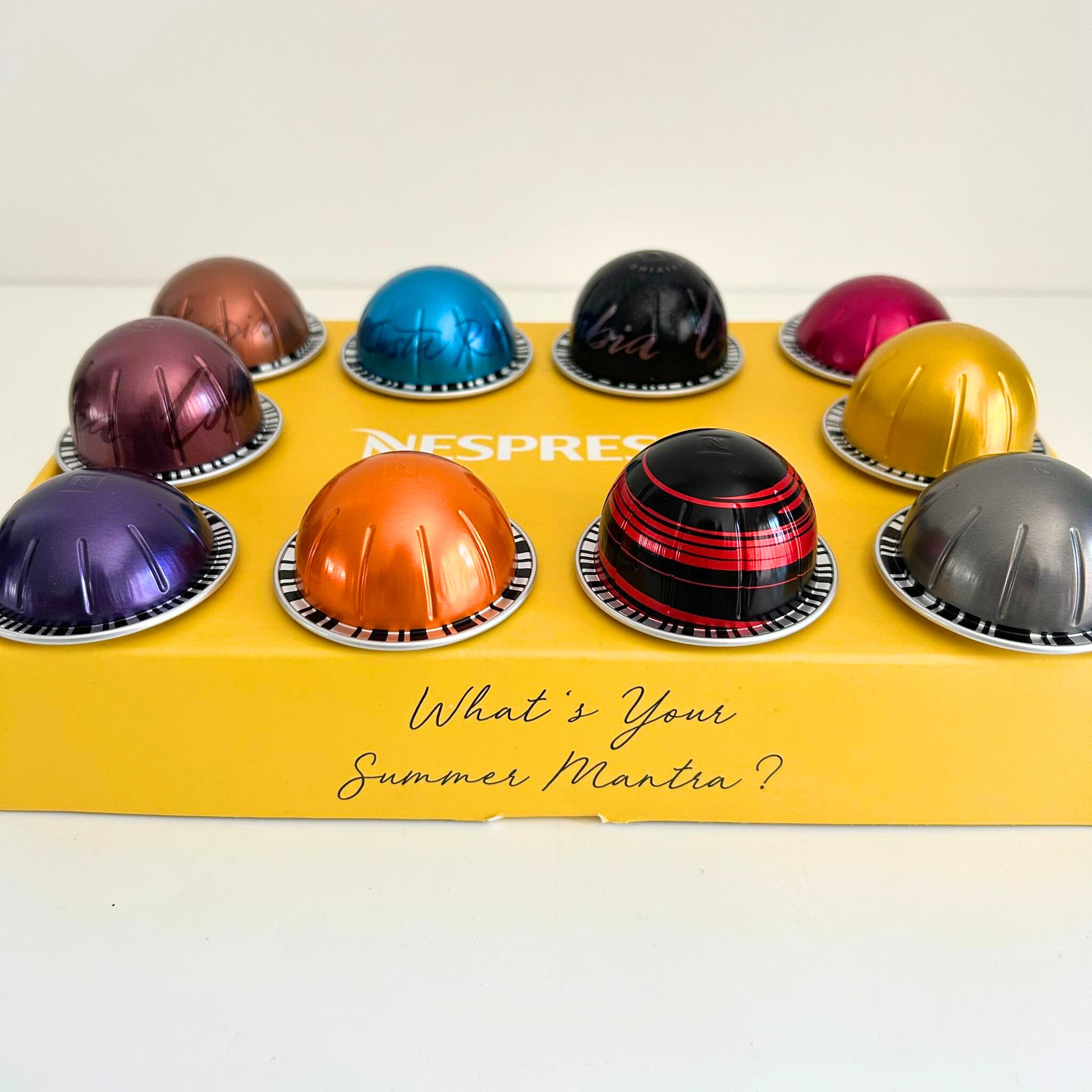 ☕แพ็ค 10 แคปซูล☕🍁แคปซูลแบ่งขาย🍁 แคปซูลกาแฟ เนสเพรสโซ่ Vertuo Capsules Nespresso ของแท้ 💯 W24