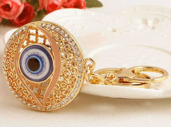 พวงกุญแจ รถยนต์ บ้าน พวงกุญแจ ติดคริสตัล รูป ดวงตา ลูกกะตา 3 มิติ ติดเพชร รอบดวงตา พวงกุญแจ ห้อยกระเป๋า ดีไซน์ เก๋ ๆ ไม่เหมือนใคร 498183