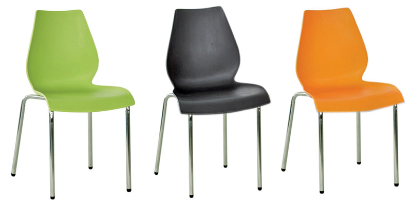เก้าอี้พลาสติกพีพีโมโนเชล, เก้าอี้แฟชั่น, เก้าอี้โมเดิร์น, เก้าอี้โรงอาหาร, เก้าอี้ร้านอาหาร VC รุ่น VC-800