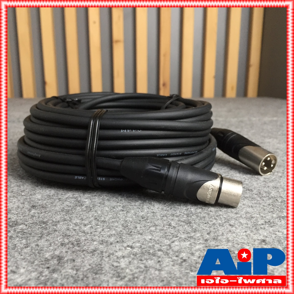 20เมตร AMPHENOL สาย XLRผู้-เมีย 20M CA03-04-C-020 สาย cannon ผู้ ออก cannon เมีย ความยาว 20เมตร สายสัญญาณ XLR ผู้ - XLR เมีย