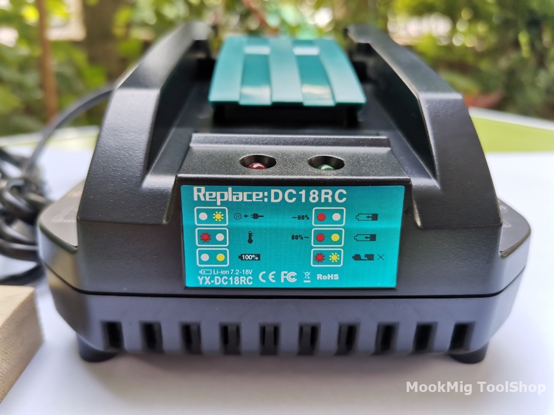 ที่ชาร์จแบต Makita มากีต้า 14.4V-18V 3A ชาร์จเร็ว ขนาดเล็ก สำหรับพกพา งานเทียบนะครับ