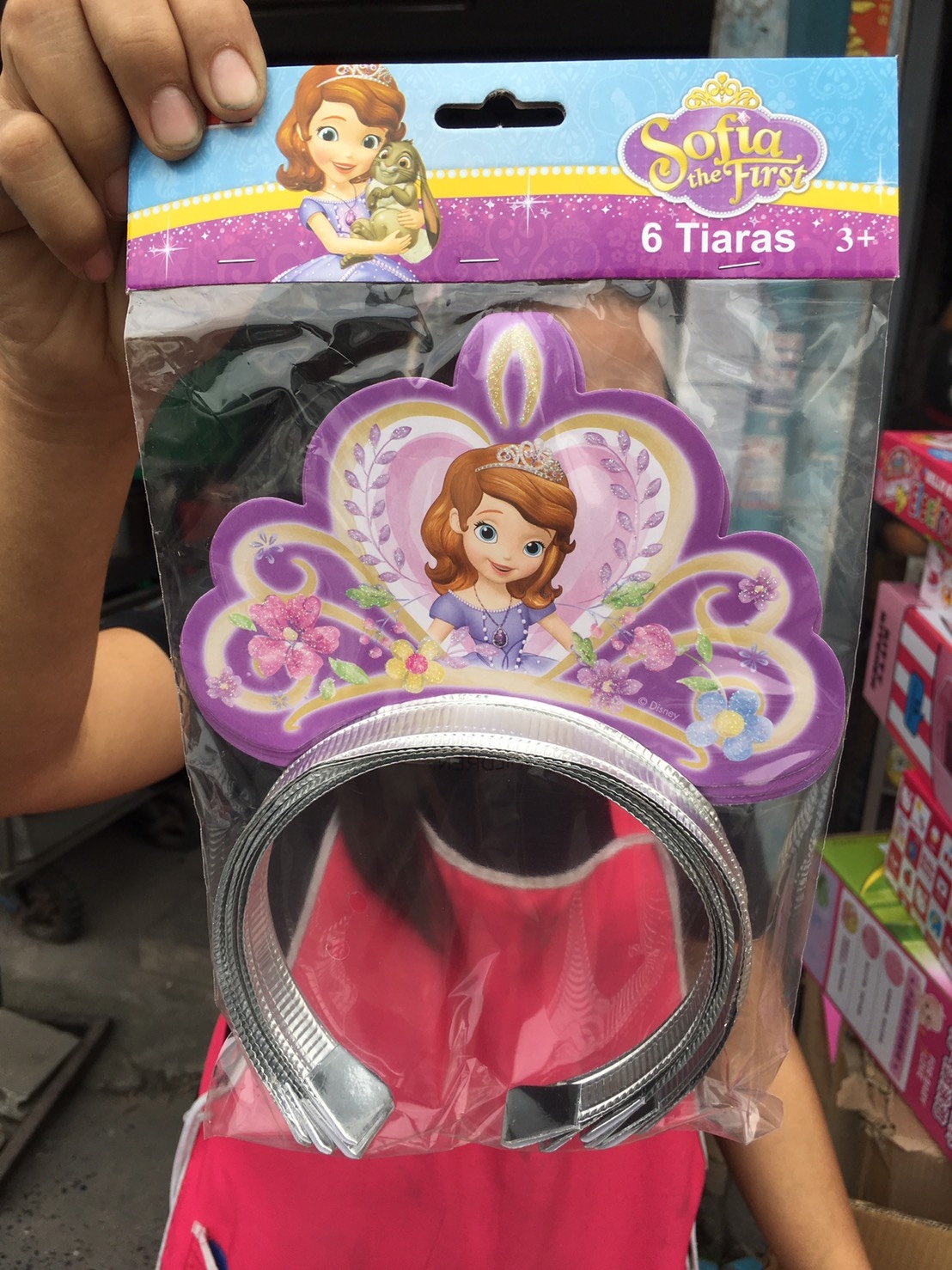 SC-1025 ที่คาดผมมงกุฎโซเฟี่ย ลิขสิทธิ์ถูกต้อง ถุงละ 6 ชิ้น