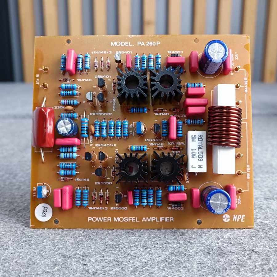 NPE KIT AMP FET-450/FET550/8000B ปริ้นแอมป์ แผงวงจรขยายเสียง อะไหล่เพาเวอร์แอมป์ เอไอ-ไพศาล
