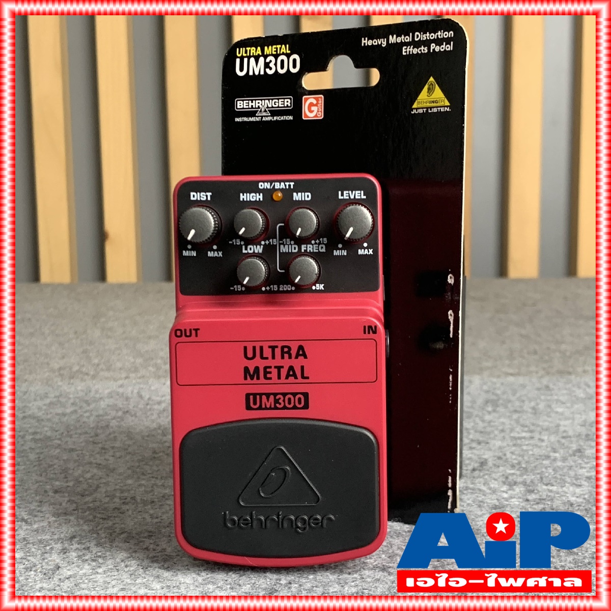BEHRINGER UM300 เอฟเฟคกีต้าร์ ultra metal เอฟเฟ็คกีตาร์ที่ให้เสียงแตกแบบ Ultra Metal Distortion UM-300 UM 300 +++