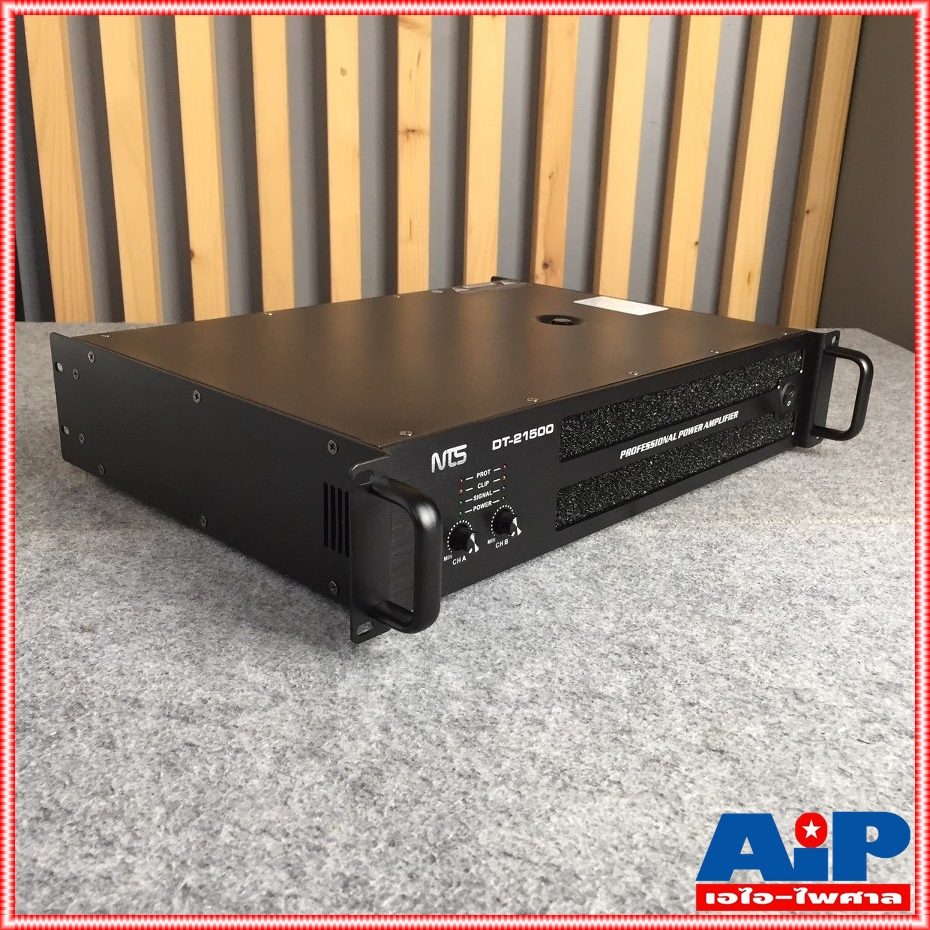 NTS DT-21500 POWERAMP เพาเวอร์แอมป์ เป็นพาวเวอร์ที่มี 2 ช่อง ขนาดความสูง 2U เป็นเครื่องขยายเสียง รูปแบบ CLASS D DT 21500 DT21500 เอไอ-ไพศาล