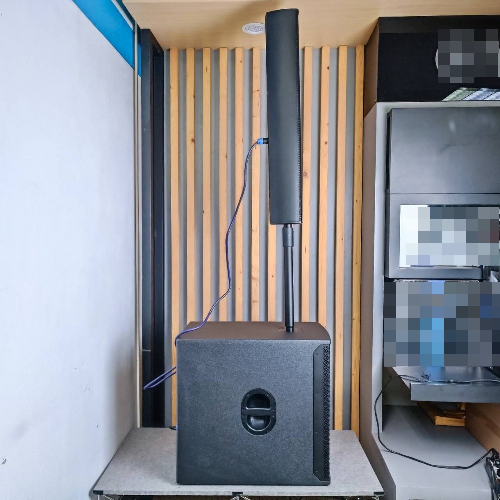 FDB K-15BAS + K4 ชุดลำโพงคอลัมน์ มีแอมป์ในตัว ลำโพงคอลัมน์แอคทีฟ 6×4 นิ้ว ซับ 15 นิ้ว K 15BAS K4 K15BASK4 เอไอ-ไพศาล
