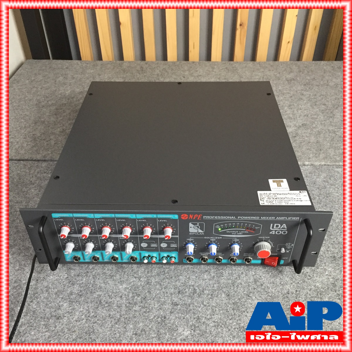 NPE LDA400 AC/DC POWERMIXER LINE lda-400 POWERMIX LDA 400 แอมป์เสียงตามสาย ใช้ได้ทั้งไฟบ้าน 220V ไฟรถ DC24V เอ็นพีอี +++