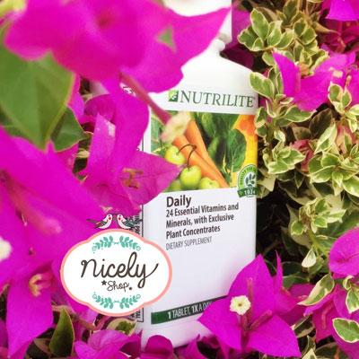 Nutrilite Daily บรรจุ (180 tab)วิตามินและเกลือแร่ที่จำเป็น 24 ชนิด เหมาะกับทุกเพศ ทุกวัย