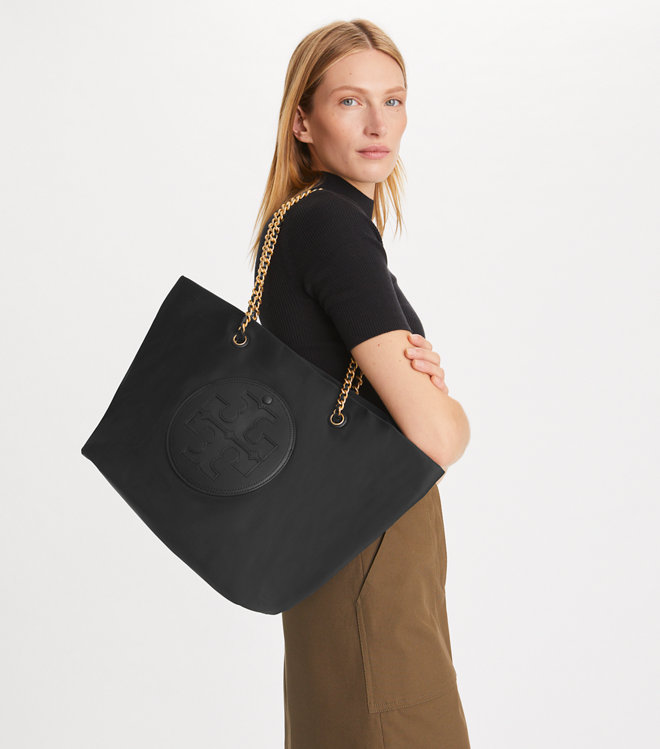 **C** กระเป๋า TORY BURCH Ella Chain Tote สินค้าใหม่ ของแท้