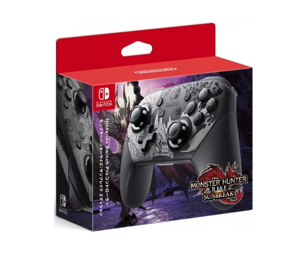 Nintendo Switch Pro Controller Monster Hunter Rise: Sunbreak Edition