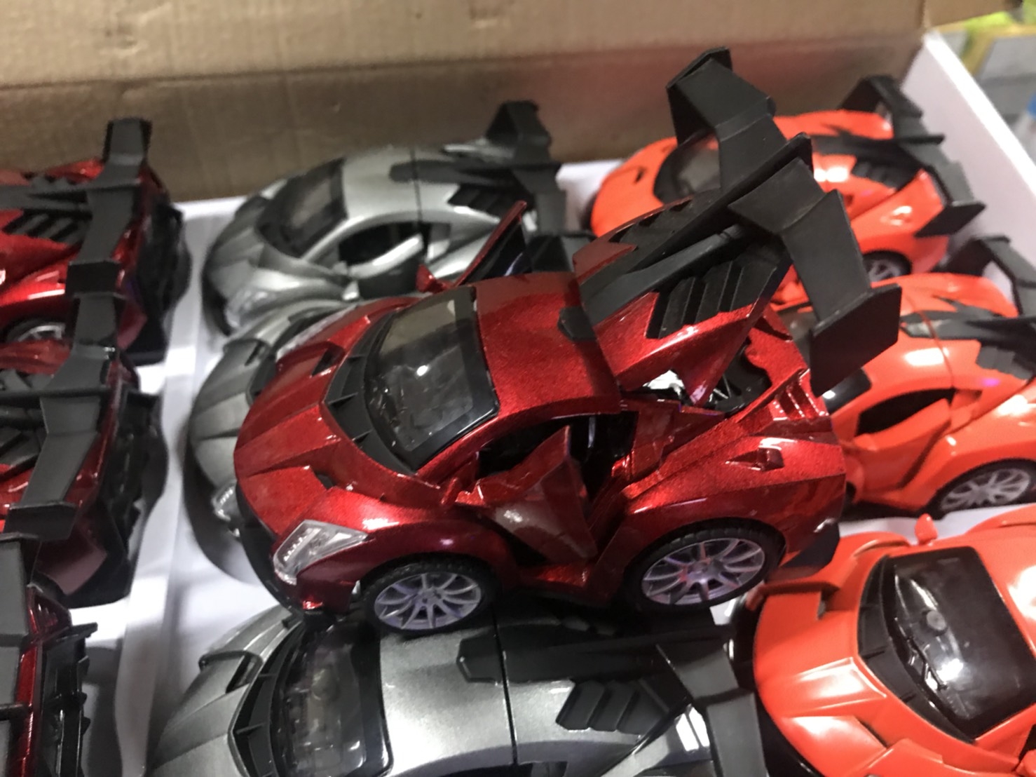 MY66-Q2233 ของเล่นโมเดลรถเหล็กพร้อมถ่านมีเสียง เปิดประตูได้ sale แบ่งขาย คันละ