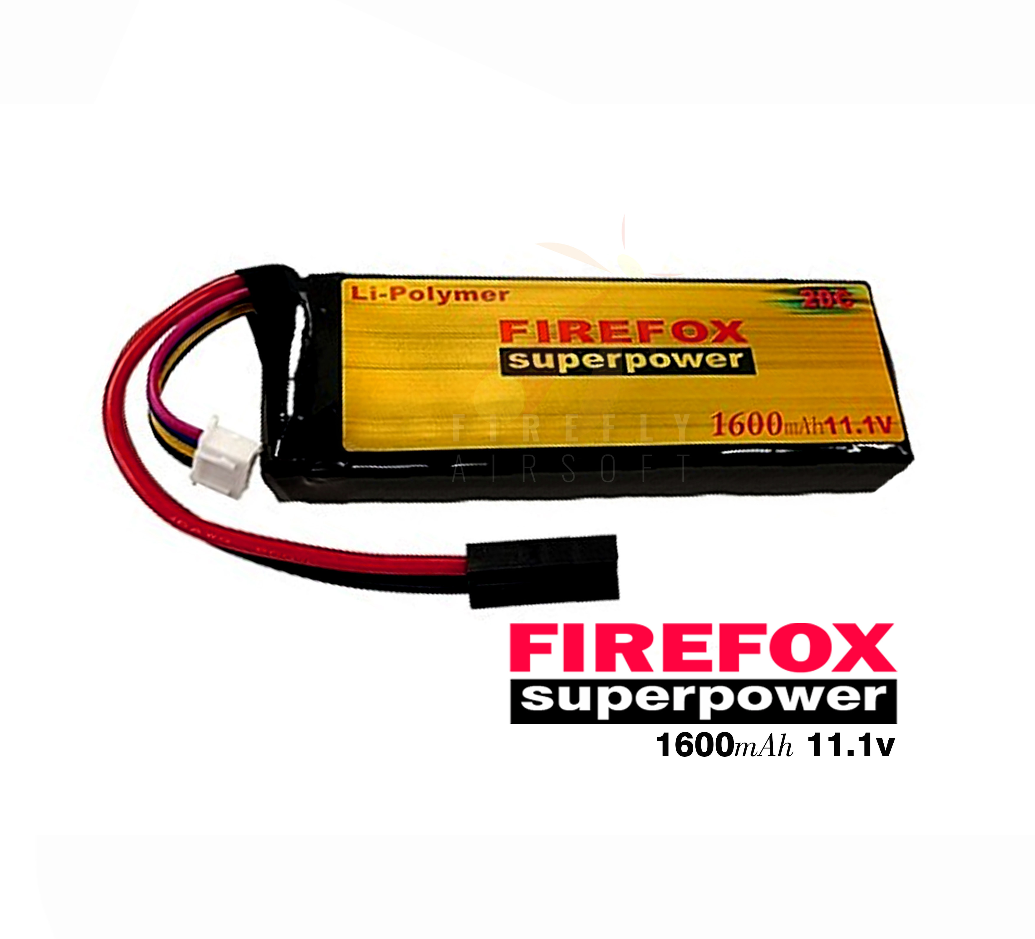 Firefox 11.1V 1600mAh LiPo Li-Po Li-Polymer Battery 20C