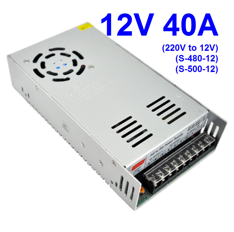 12V 40A (220V to 12V) switching power supply (S-480-12) (S-500-12)