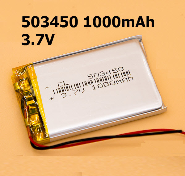 503450 3.7V 1000mAh Li-polymer Rechargeable Battery Li-Po