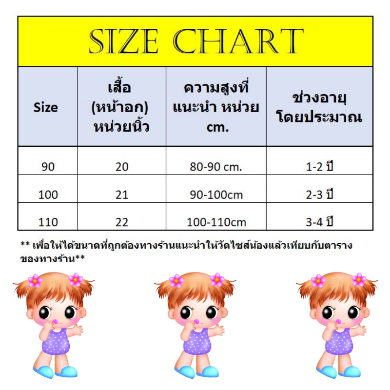 พร้อมส่งจากไทย ชุดเดรสเด็ก ชุดกระโปรงเด็ก เสื้อผ้าเด็กผู้หญิง สไตล์เกาหลี มีโบว์ผูกด้านหลัง ลายน่ารัก