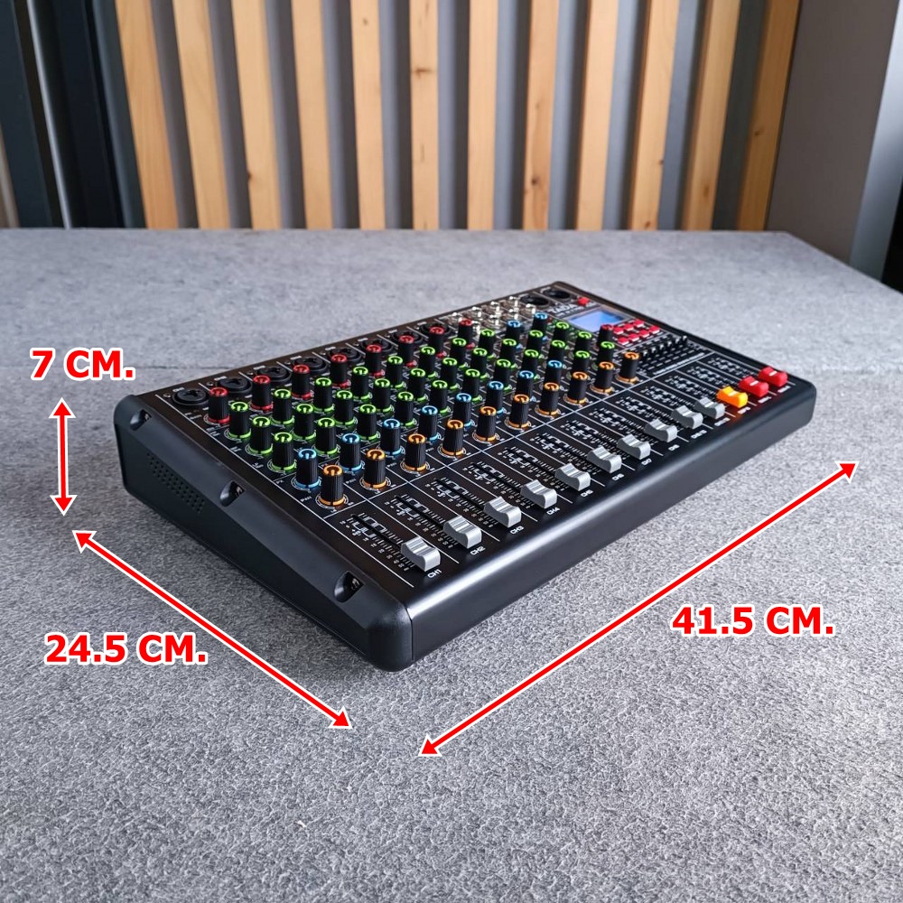TADA LIVE-12 MIXER มิกเซอร์ ธาดา LIVE 12 LIVE12 Bluetooth มี USB เล่น Mp3 ได้ มีเอฟเฟกแท้ effect EQ 7 แบนด์ มี REC บันทึกเสียงได้ เอไอ-ไพศาล