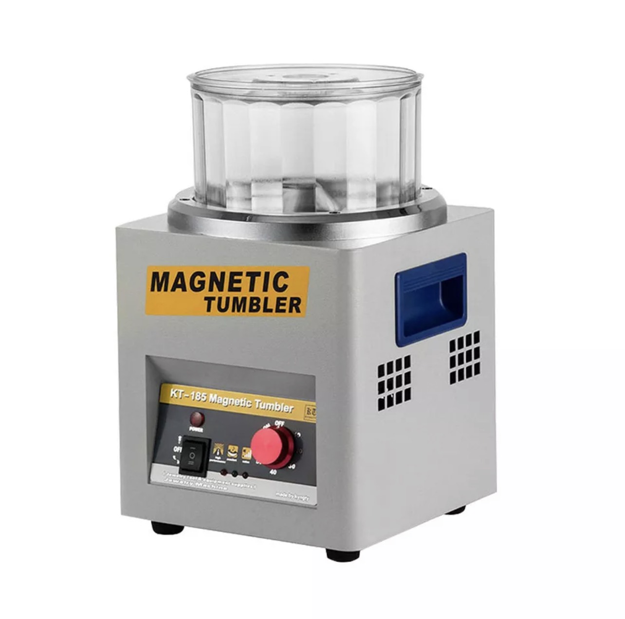 เครื่องร่อนเข็มแม่เหล็ก เครื่องร่อนเข็ม ใช้ร่อน เครื่องเงิน ทอง ทองเหลือง ฯลฯ Magnetic Tumbler KT-185