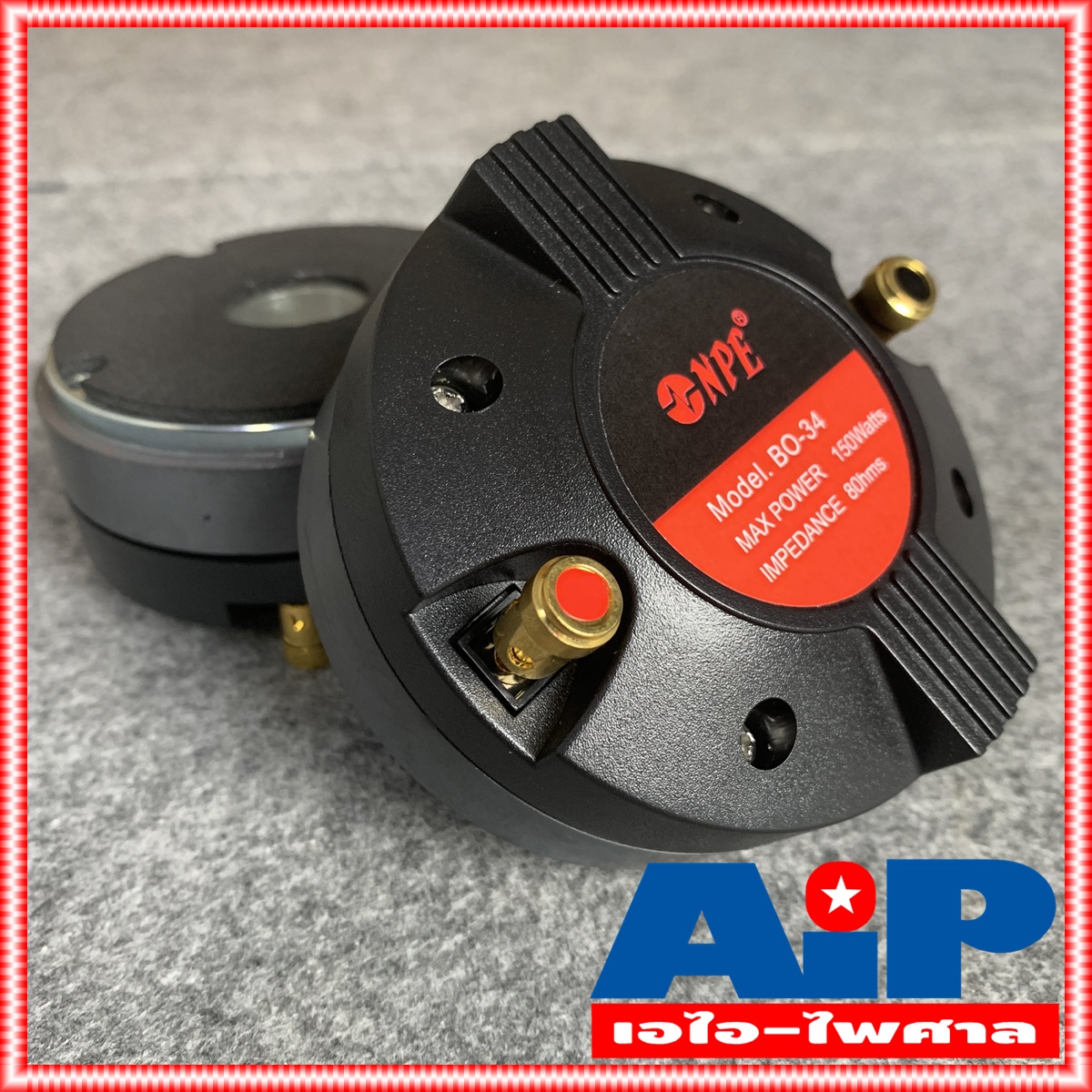 1ดอก NPE BO-34 BOLT แบบยึดน๊อต DRIVER 34mm แป้น ยูนิตฮอร์น DRIVER UNIT ยูนิตเสียงแหลม BO34 ไดร์เวอร์แบบเกลียว BO 34 เอไอ-ไพศาล