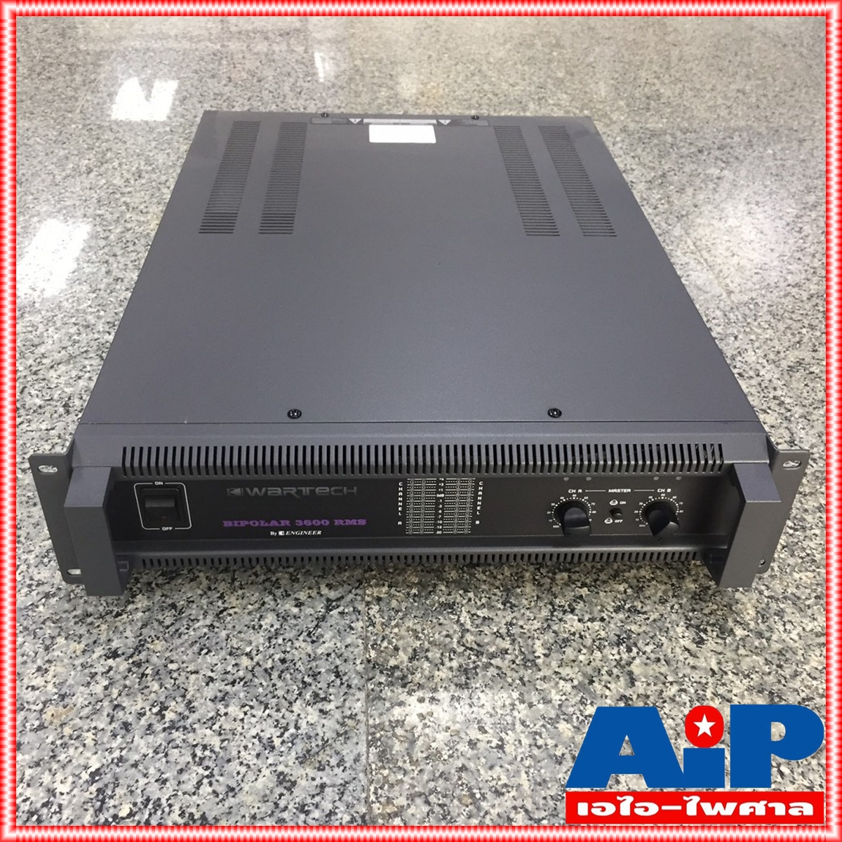 WARTECH 3600RMS POWER (45kg) POWER AMP เครื่องขยายเสียง เพาเวอร์แอมป์ รุ่น 3600RMS 3600-RMS 3600 RMS เอไอ-ไพศาล
