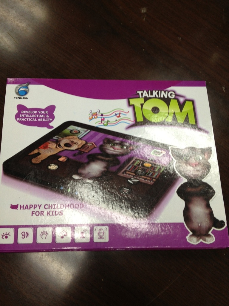 0631 ของเล่นไอแพตใส่ถ่าน TOM CAT พูดตามได้ ของเล่นใส่ถ่าน ปลีกชิ้นละ SALE