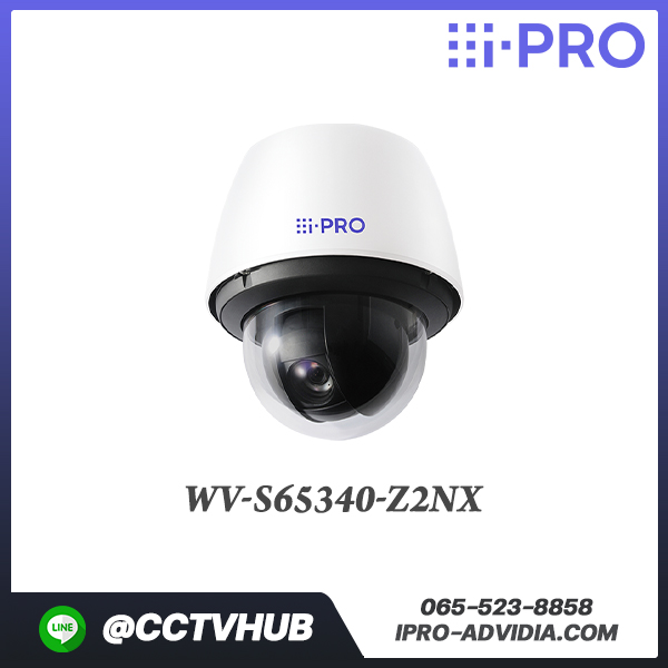 กล้อง PTZ i-PRO รุ่น WV-S65340-Z2NX 2MP(1080p) Outdoor PTZ Network Camera with 21x Optical Zoom Lens ,AI Engine