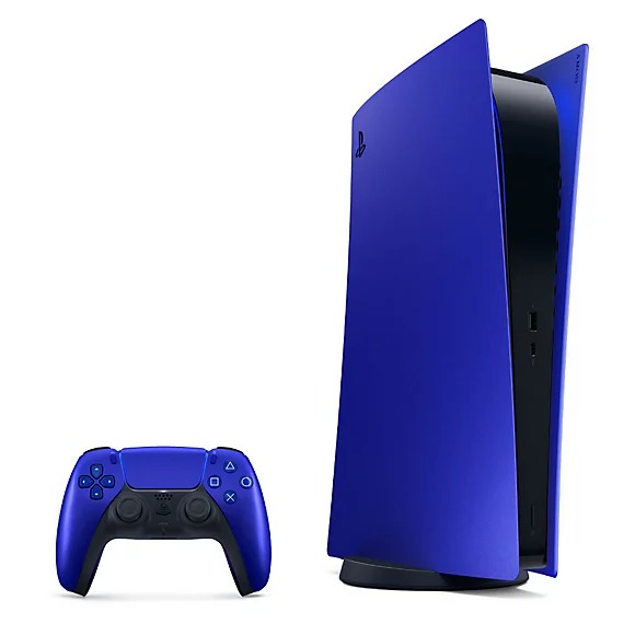 PS5™ Console Digital Edition Covers - Cobalt Blue