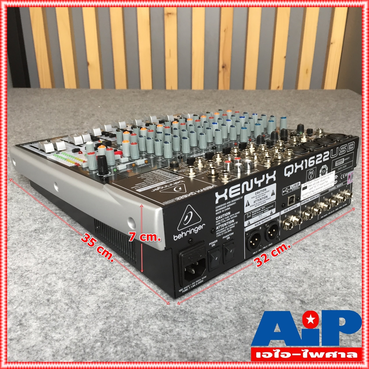 BEHRINGER QX-1622USB mixer MIX QX1622USB QX 1622USB มิกซ์ มิกเซอร์ เครื่องเสียง เครื่องปรับแต่งเสียง เอไอ-ไพศาล +++