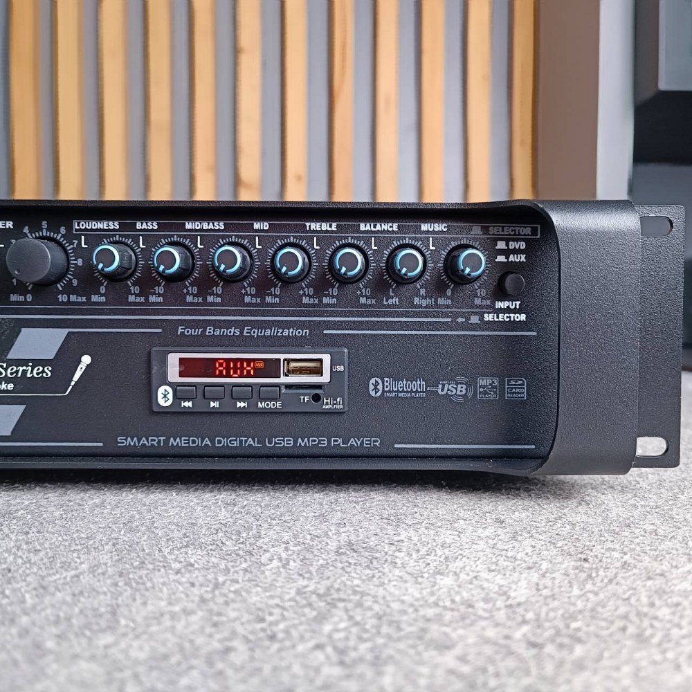 COMSON KM-2500C แอมป์ แอมป์คาราโอเกะ เครื่องขยายเสียง มีปรีแอมป์ในตัว USB MP3 KM 2500 C KM2500 เอไอ-ไพศาล