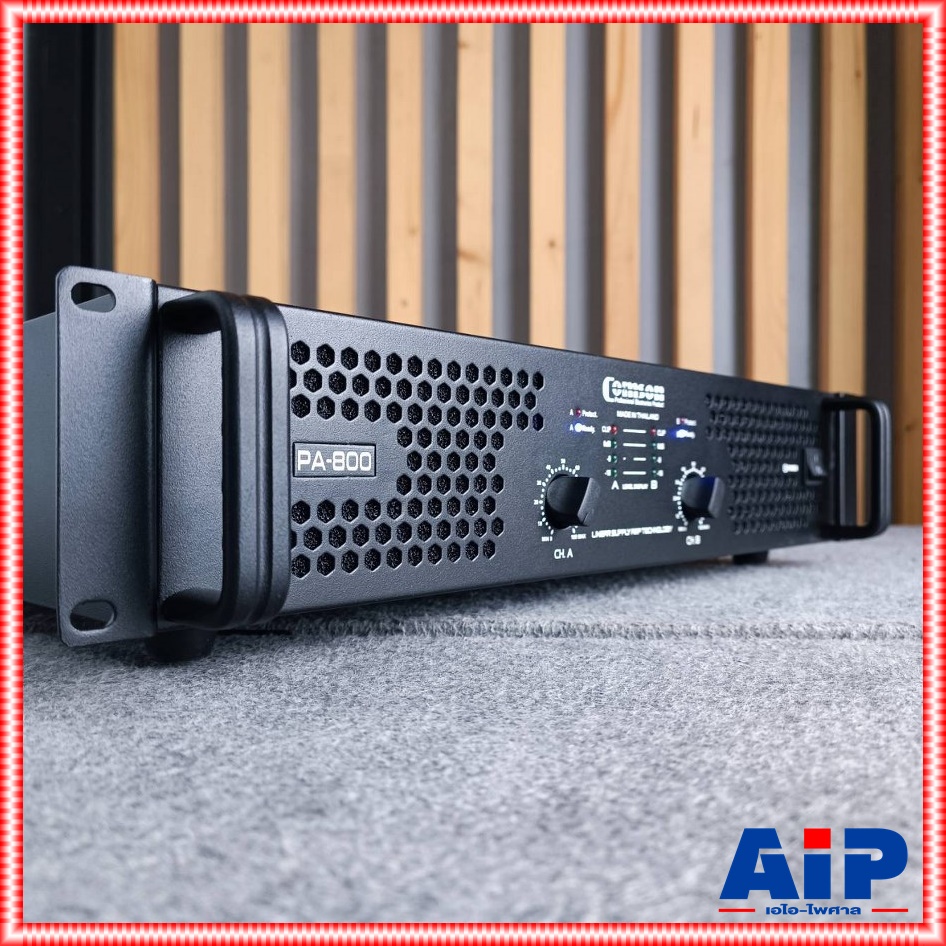 COMSON PA-800 poweramp เพาเวอร์แอมป์ แอมป์ เครื่องขยายเสียง หม้อแปลง มีครอสแยกซับเบส Power Amplifier COMSON รุ่น PA 800 PA800 เอไอ-ไพศาล