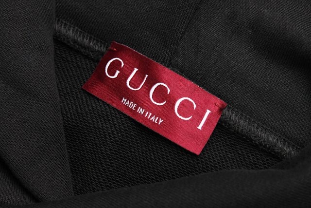 **Mix** เสื้อฮู้ด Gucci COTTON JERSEY HOODED SWEATSHIRT ใส่ได้ ชาย หญิง สินค้าใหม่ ของแท้