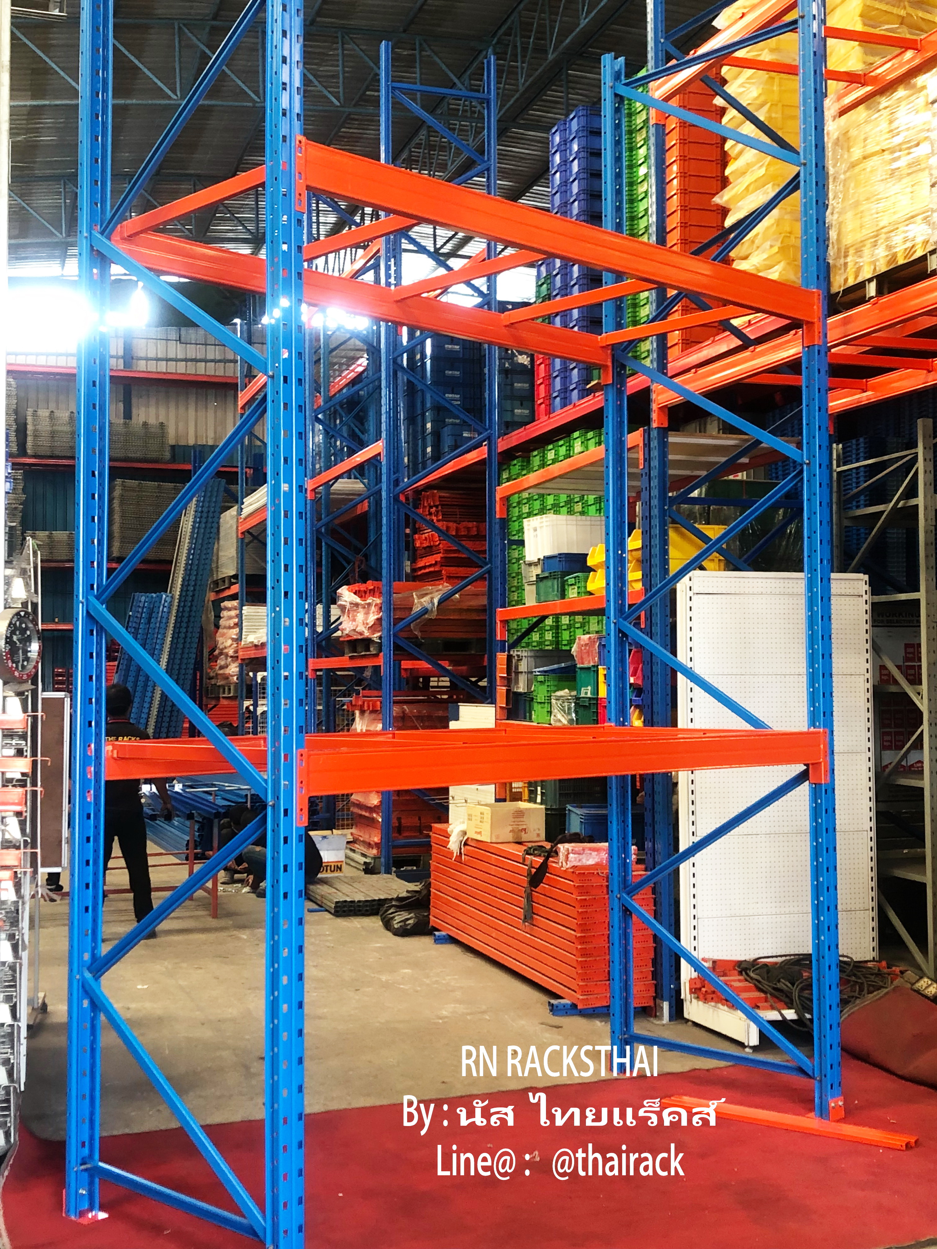 ชั้นวางสินค้ามือสองสภาพเหมือนใหม่ยาว2.50ม.