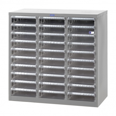 ตู้ลิ้นชักพลาสติค 30 ลิ้นชักรุ่น SD-302 ยี่ห้อ ชัวร์ (SURE)