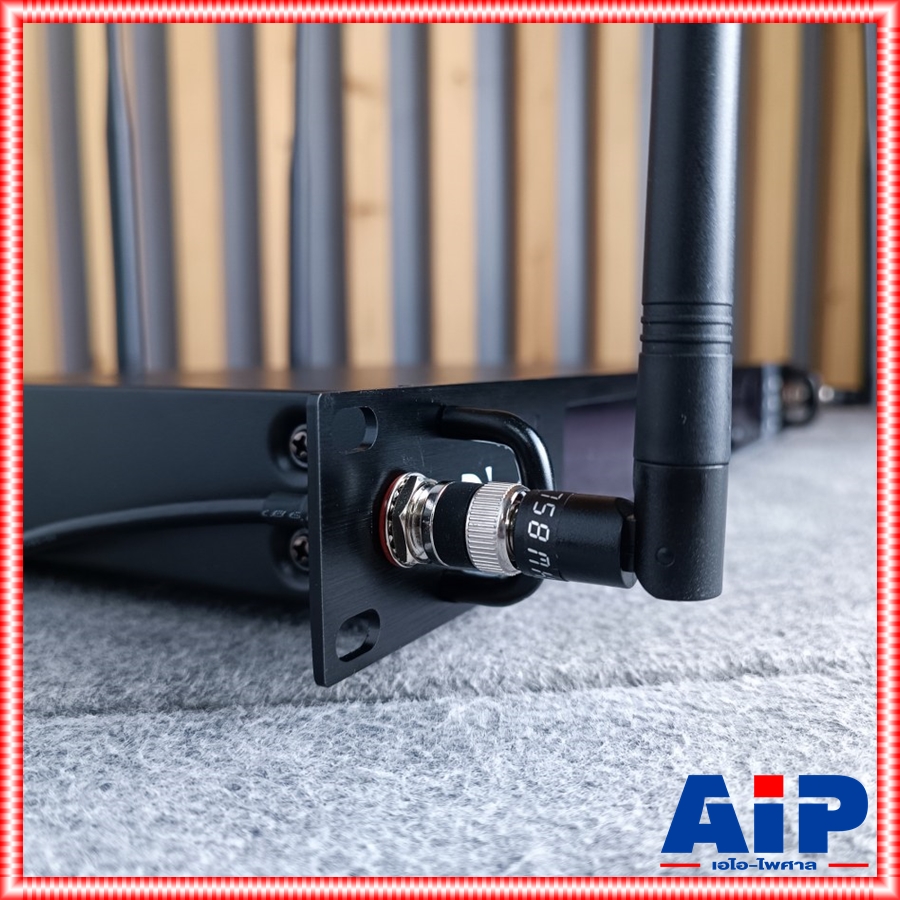 DE ACOUSTIC KV6000 NEW ไมค์ลอยมือถือคู่ UHF ปรับความถี่ได้ ไมค์ลอยคู่ KV 6000 แถมอุปกรณ์ย้ายเสา กระเป๋าเก็บไมค์ kv-6000