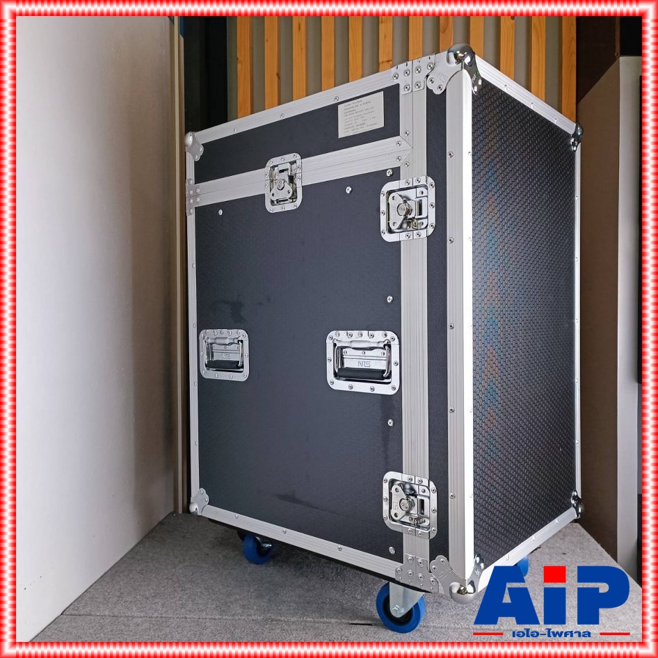 NTS RACK SC-MC16U 3ฝาลึก22นิ้ว RACK 3 ฝา พร้อมล้อ พื้นที่สำหรับเก็บเครื่องเสียง 16U SCMC16U SC MC16U ตู้เก็บเครื่องเสียง เอไอ-ไพศาล