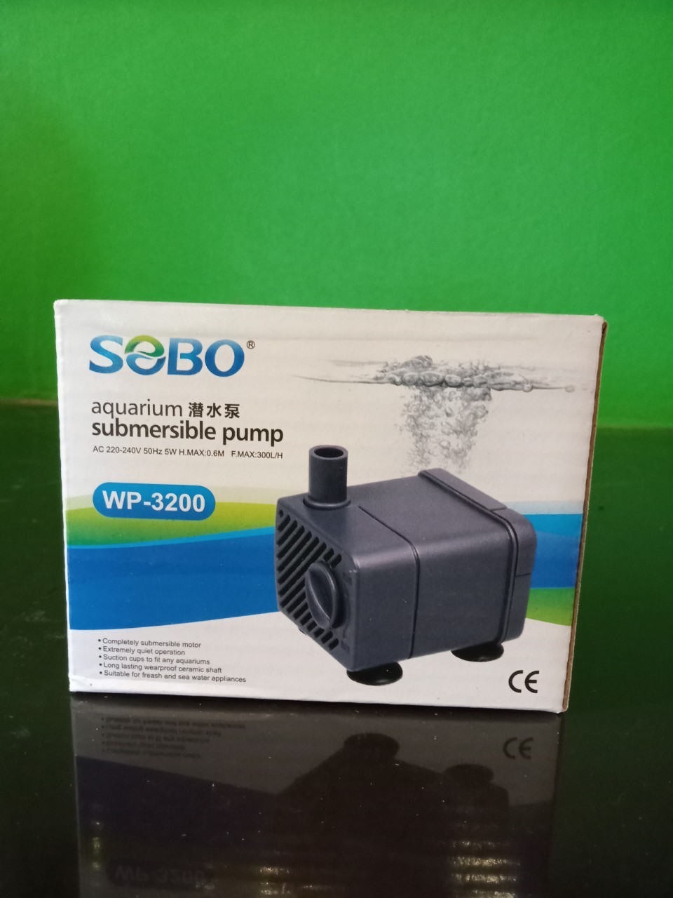 SOBO WP-3200 ปั๊มน้ำ 300 L/H 5W.