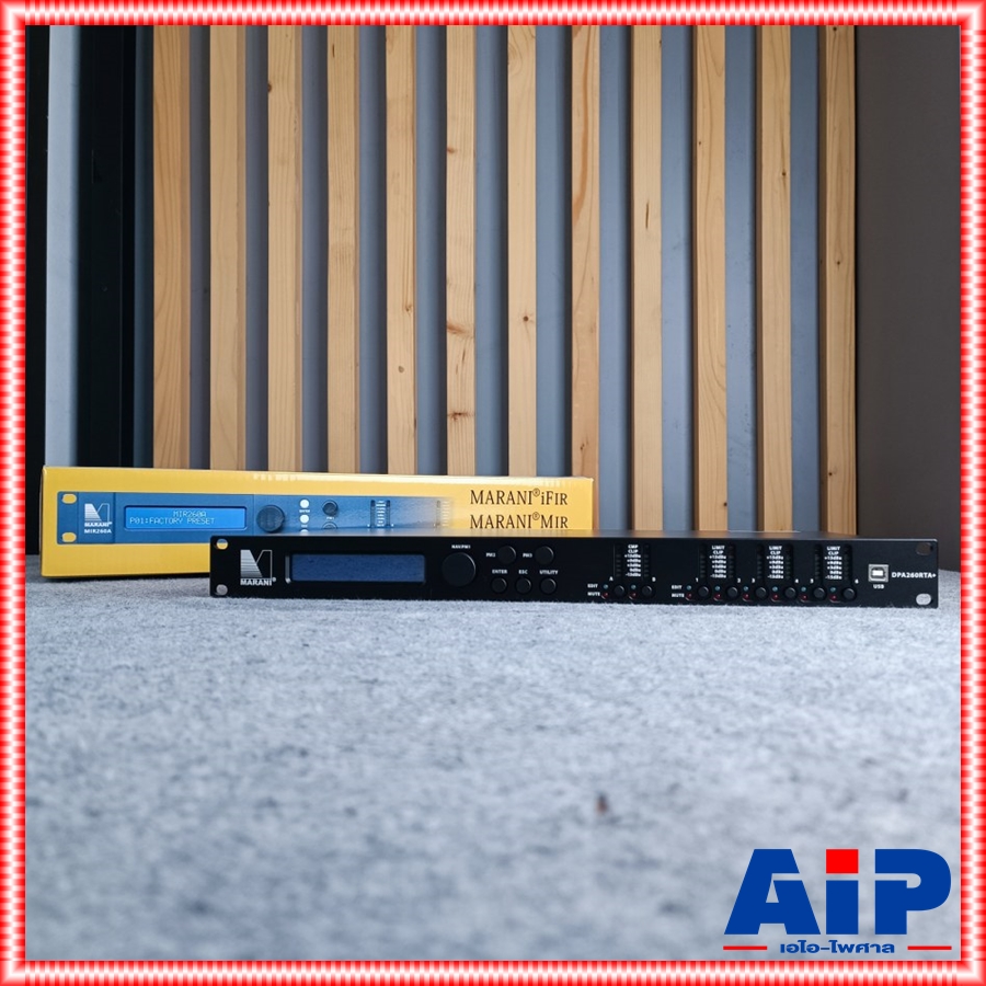 MARANI DPA260RTA+ loudspeaker processor รุ่นใหม่ ครอสดิจิตอล DriveRack ครอสโอเวอร์ RTA+ DPA 260 เอไอ-ไพศาล +++
