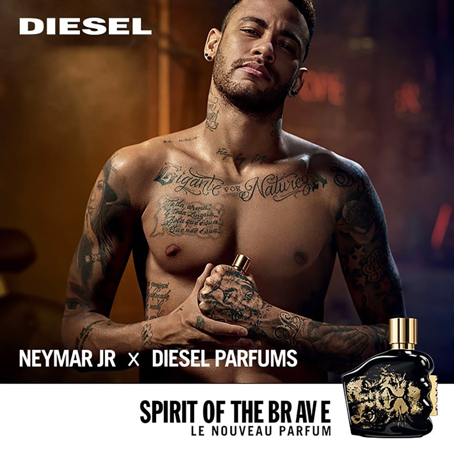 น้ำหอม แท้100% Diesel Spirit Of The Brave EDT 125ml